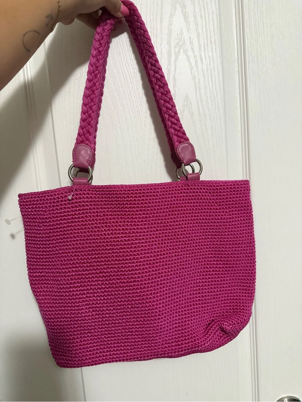 Pink Tote Bag - Stylish Everyday Shoulder Bag